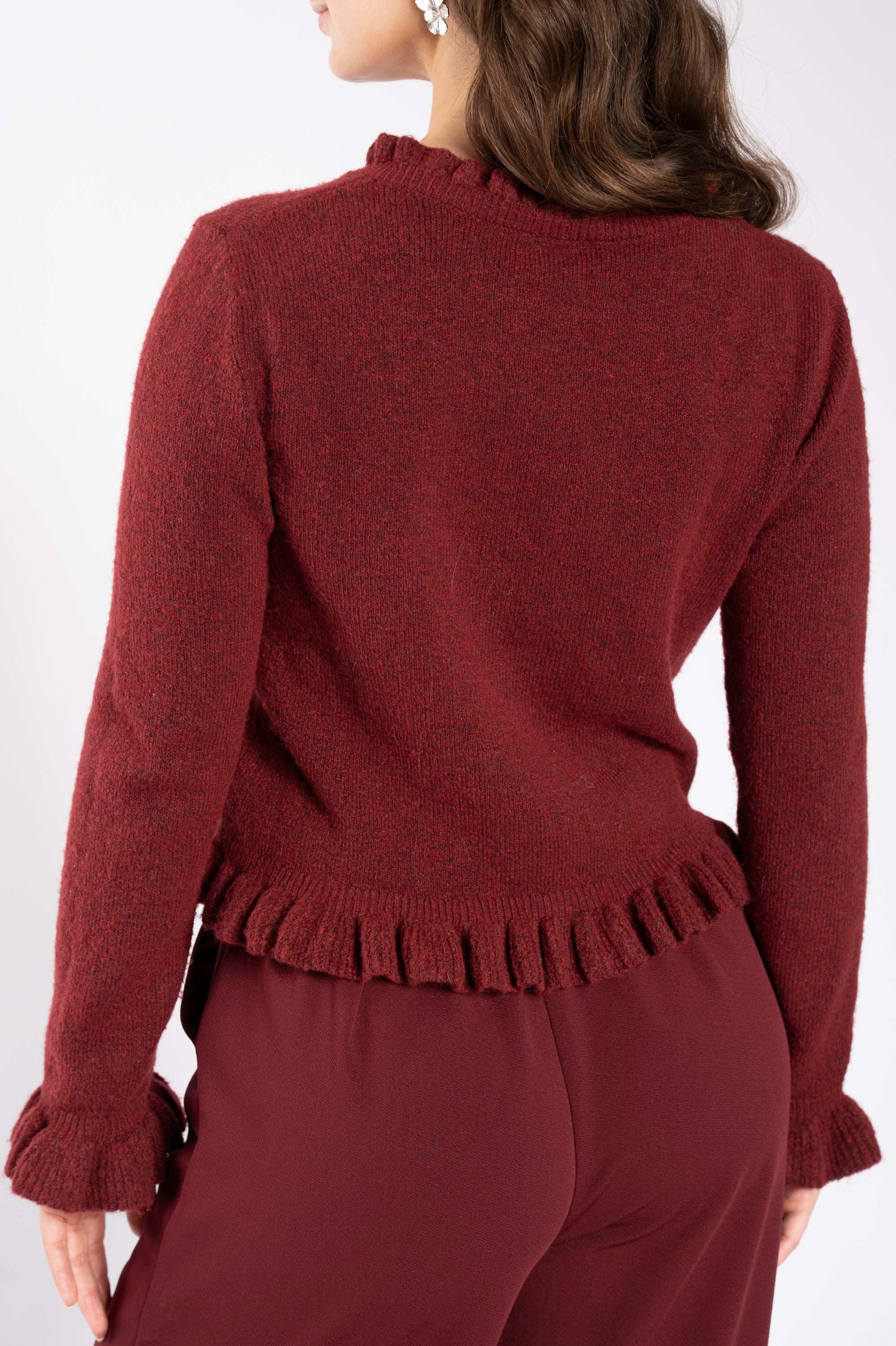 Ruffle Pull - Merlot