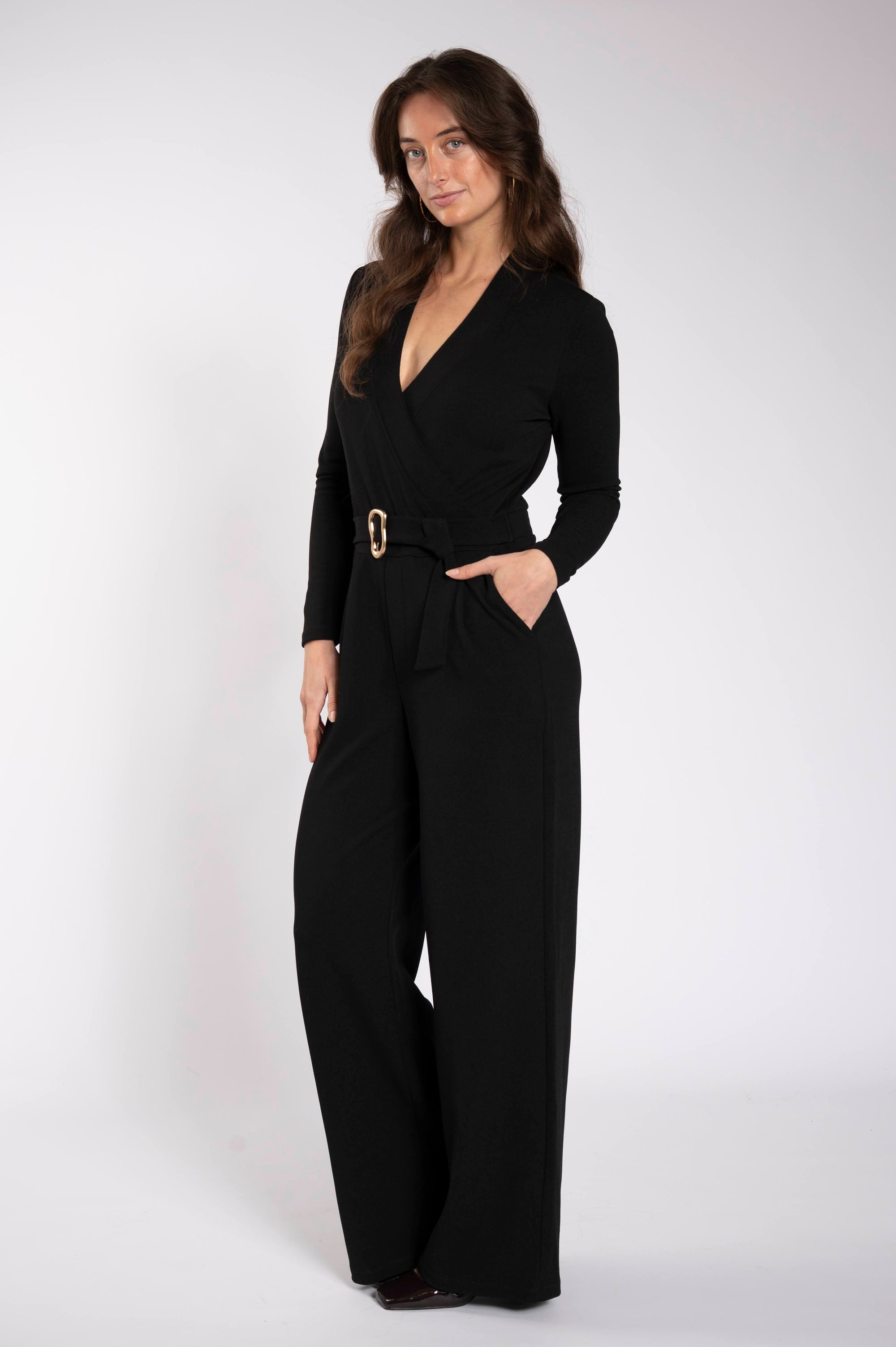 The One & Done Jumpsuit - Black