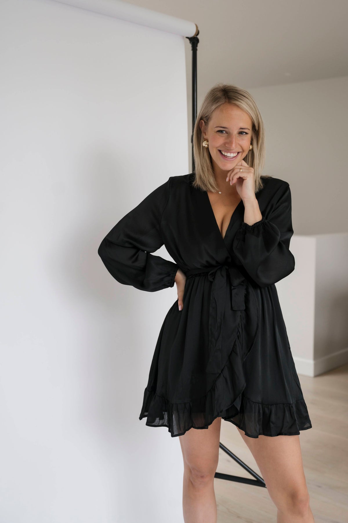 Mini Dress Ruby Zwart