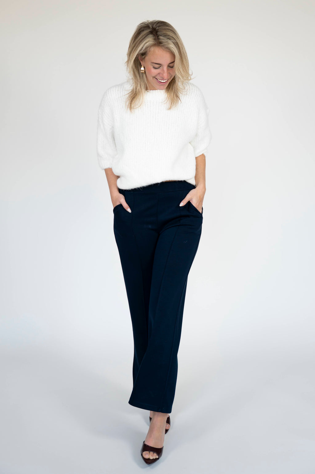 Noor Pantalon Donkerblauw