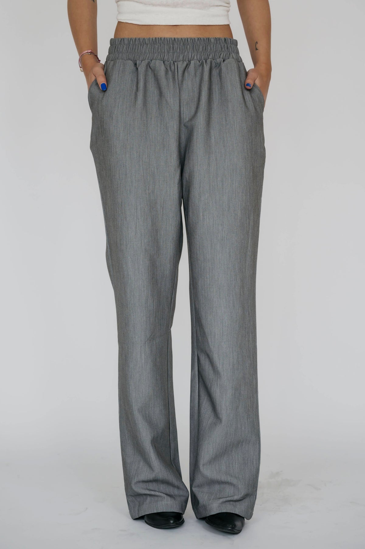 Pantalon Anna Grijs