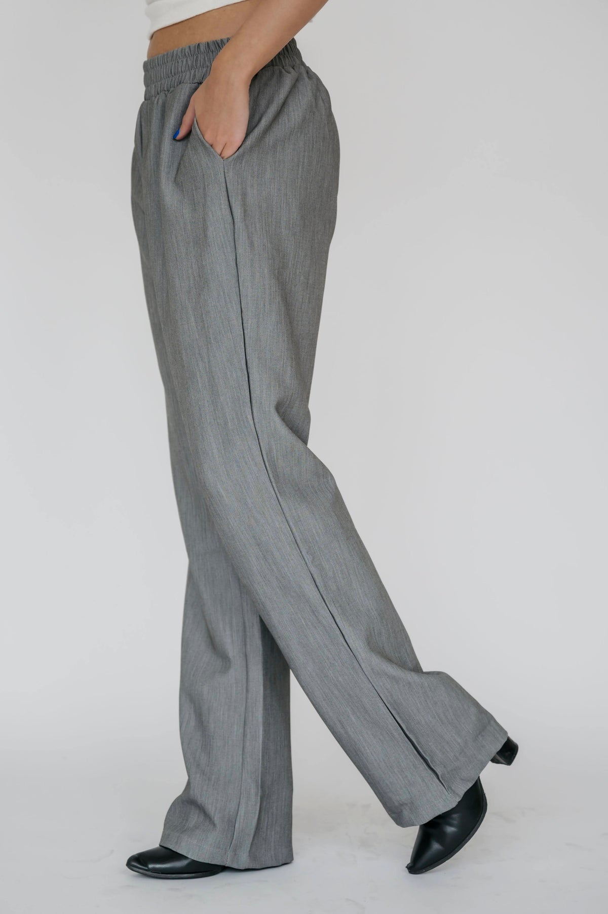 Pantalon Anna Grijs