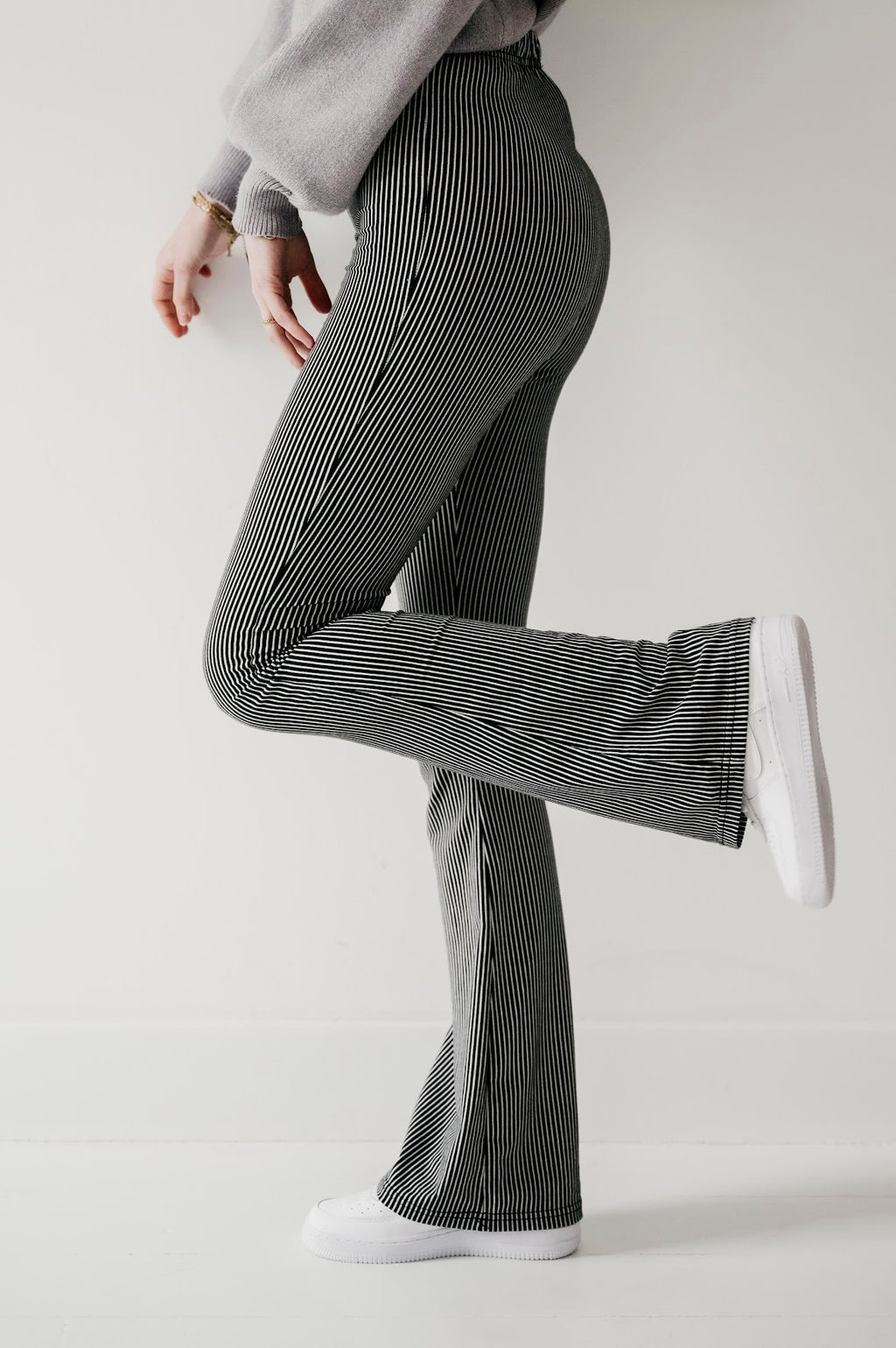 Comfy & Stretchy Flared Stripes
