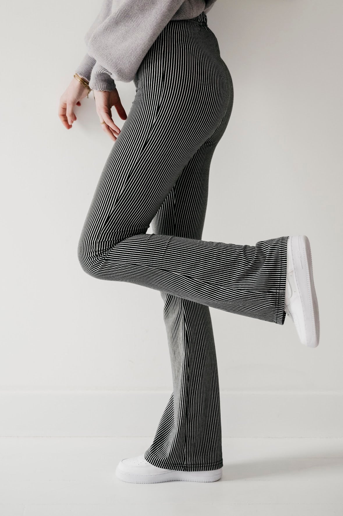 Comfy & Stretchy Flared Stripes