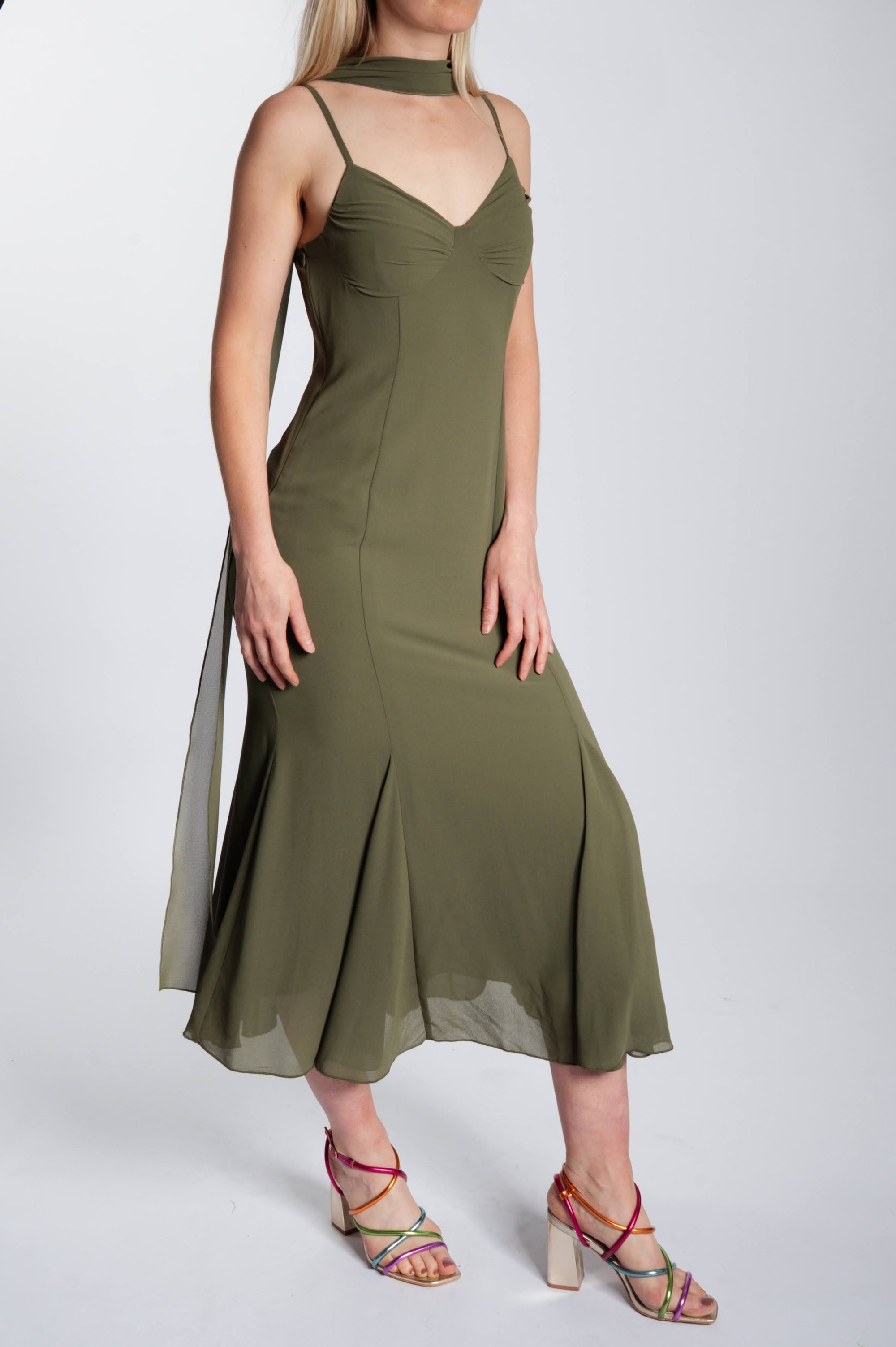 Mermaid Dress - Sage Green