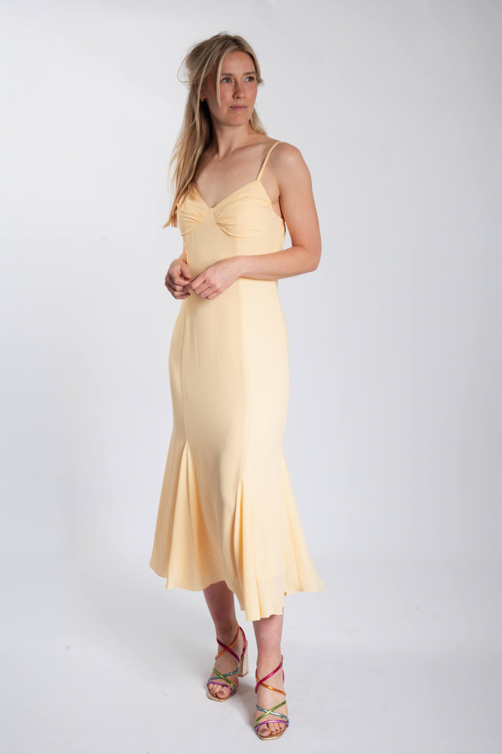 Mermaid Dress - Butter Yellow