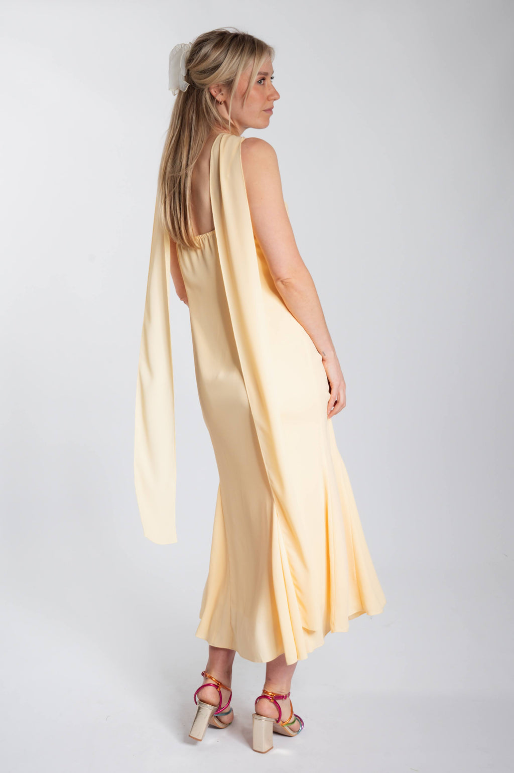 Mermaid Dress - Butter Yellow