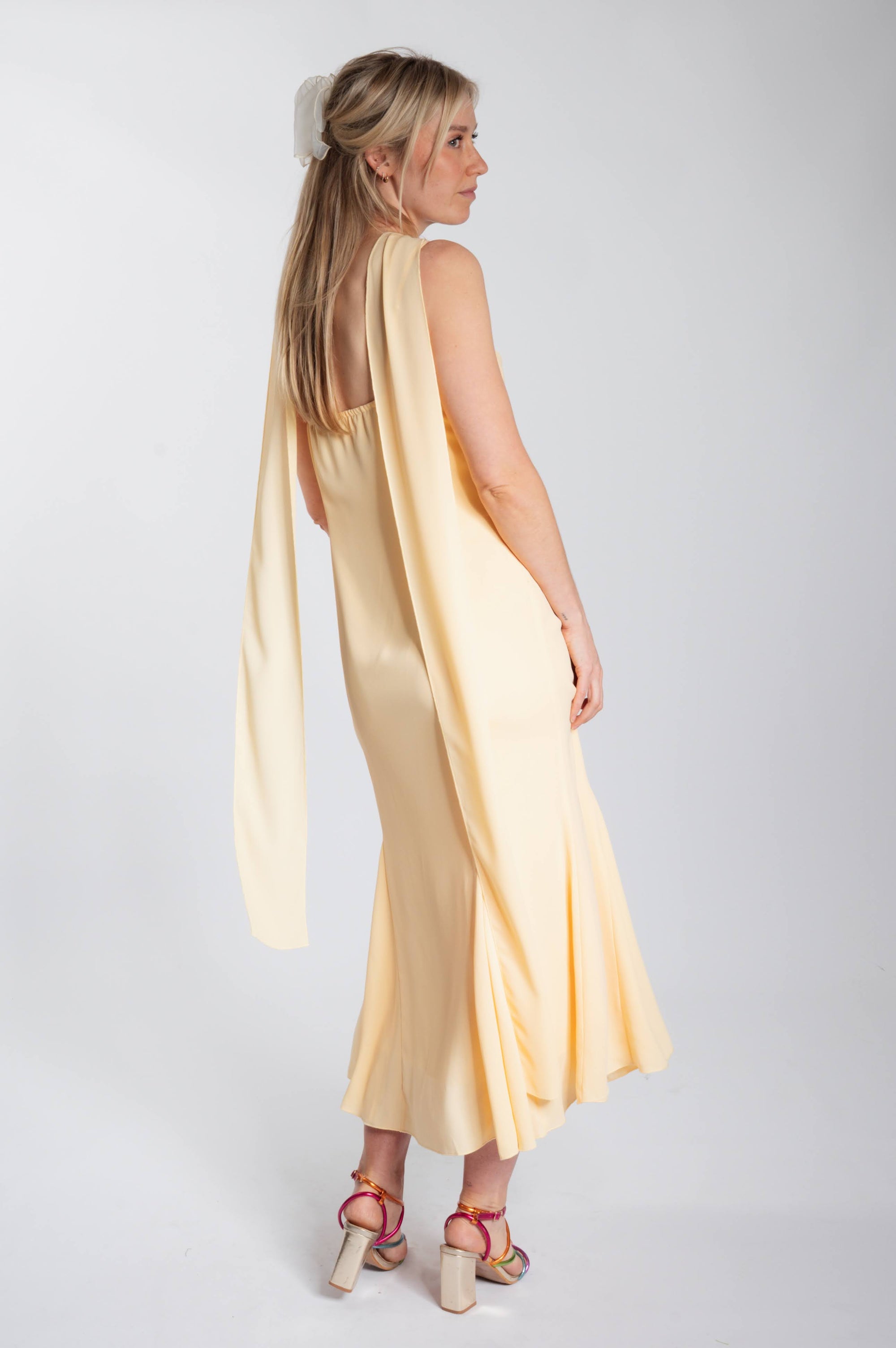 Mermaid Dress - Butter Yellow