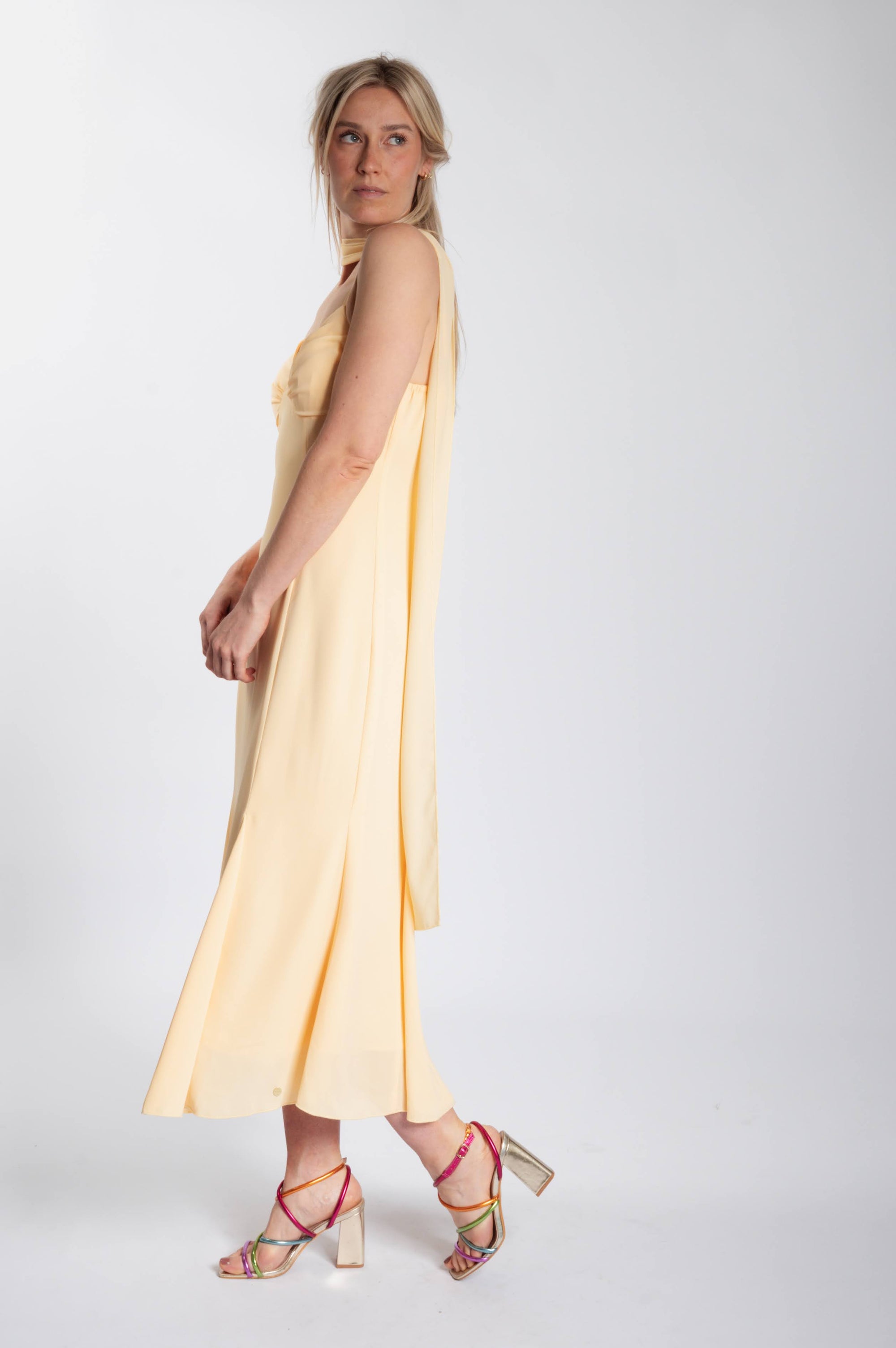 Mermaid Dress - Butter Yellow