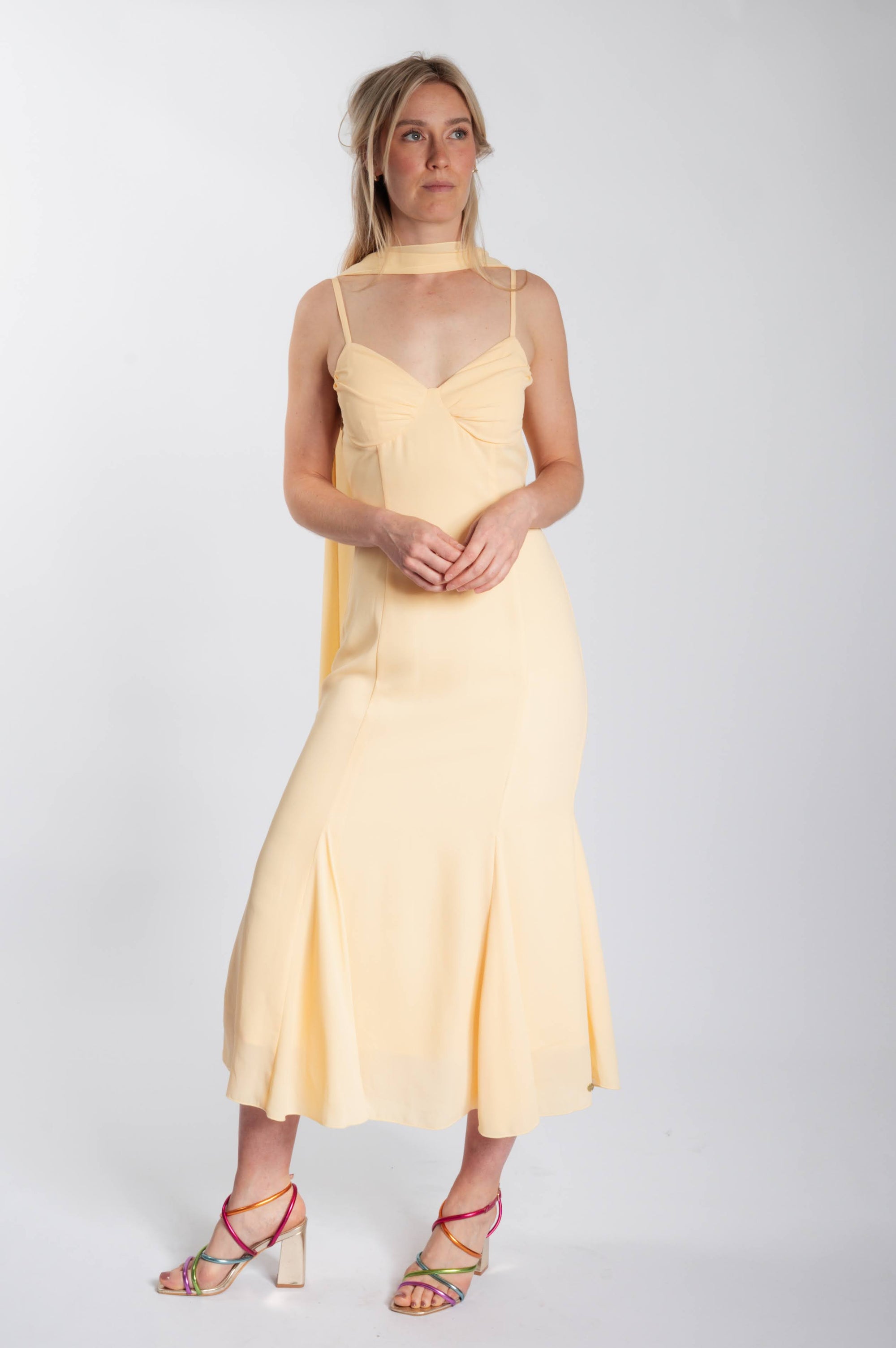 Mermaid Dress - Butter Yellow