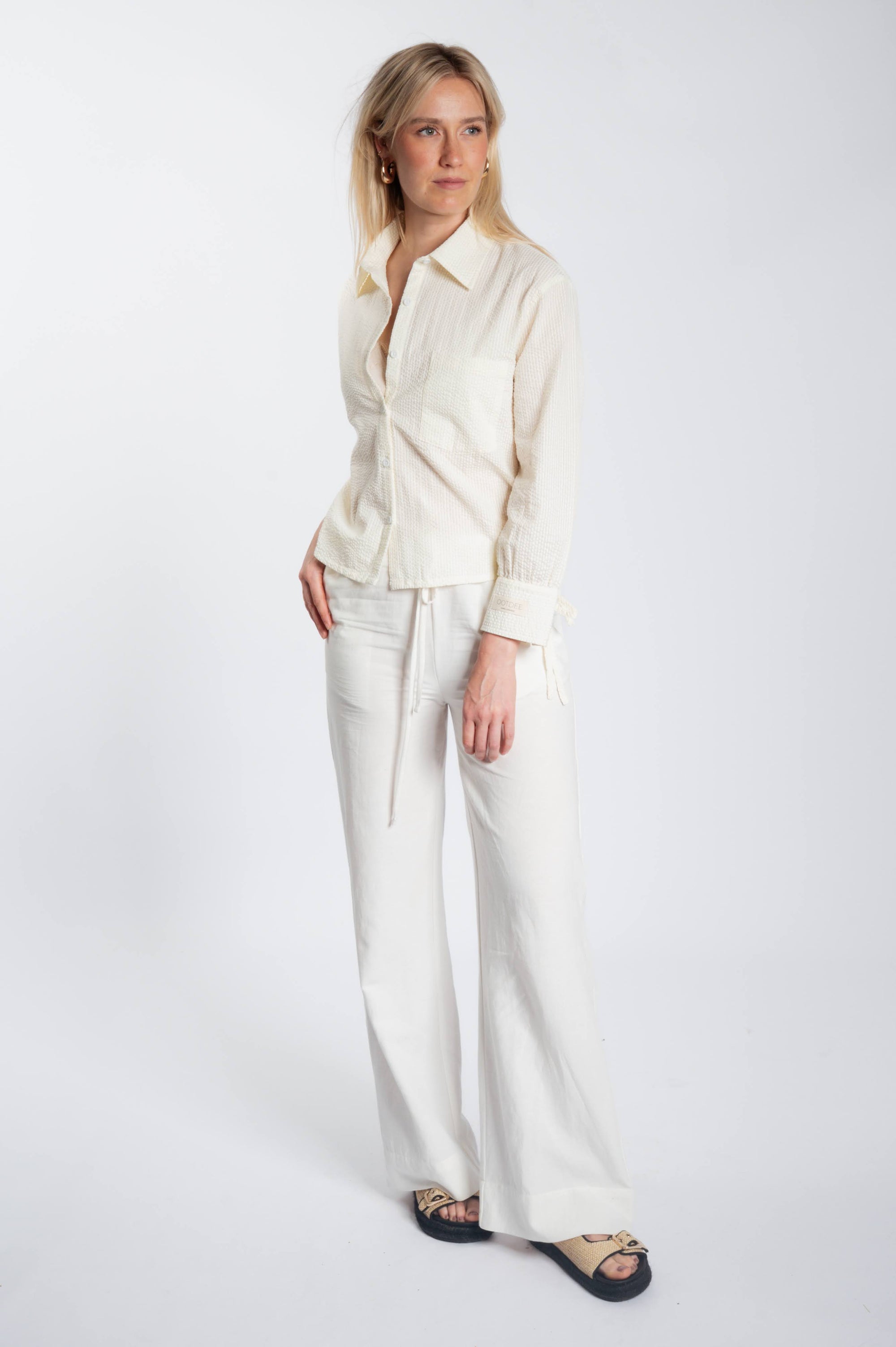 Linnen It Trousers - Ivory