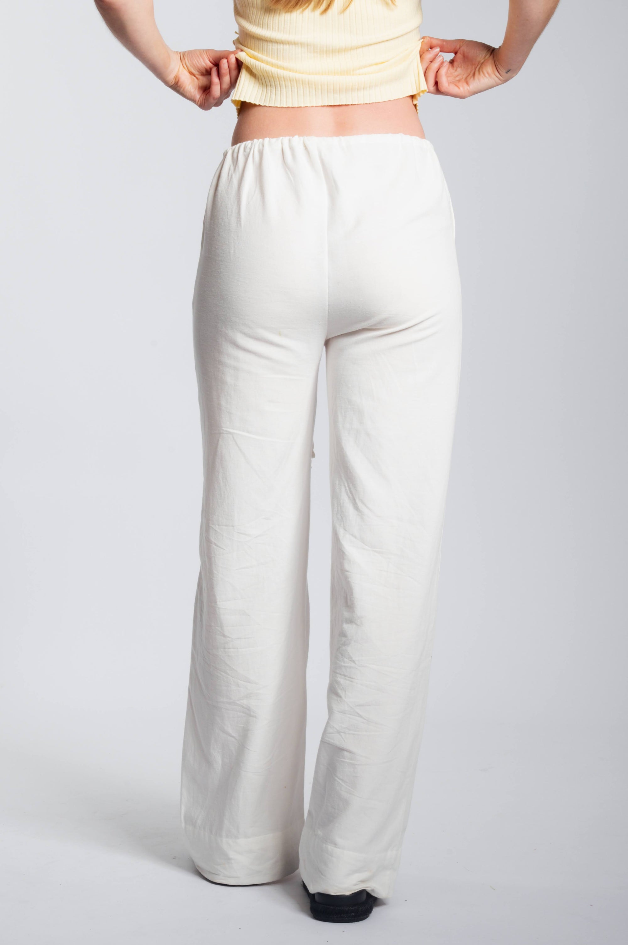 Linnen It Trousers - Ivory