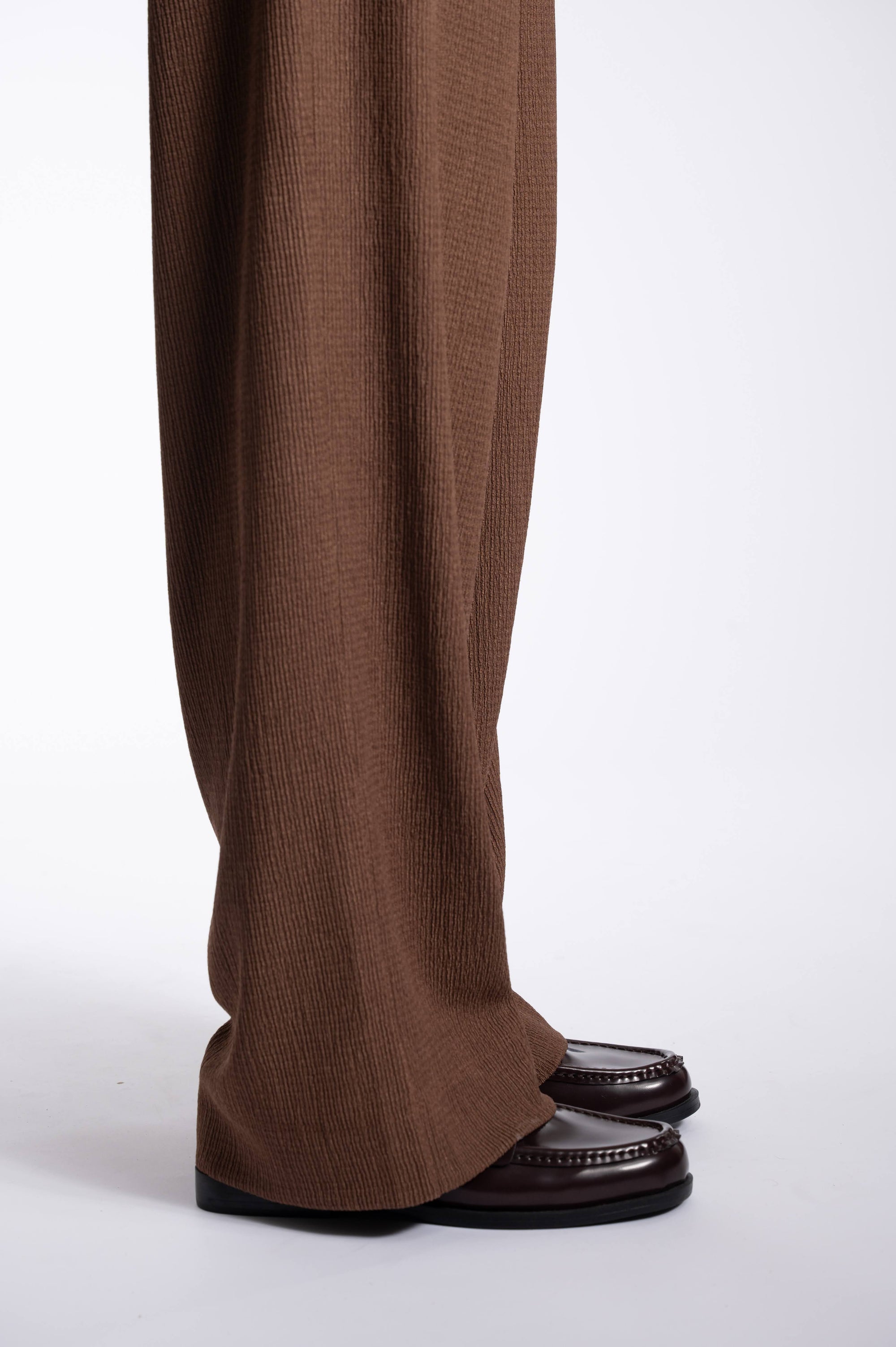 Smock Set Trousers - Chocolate Brown