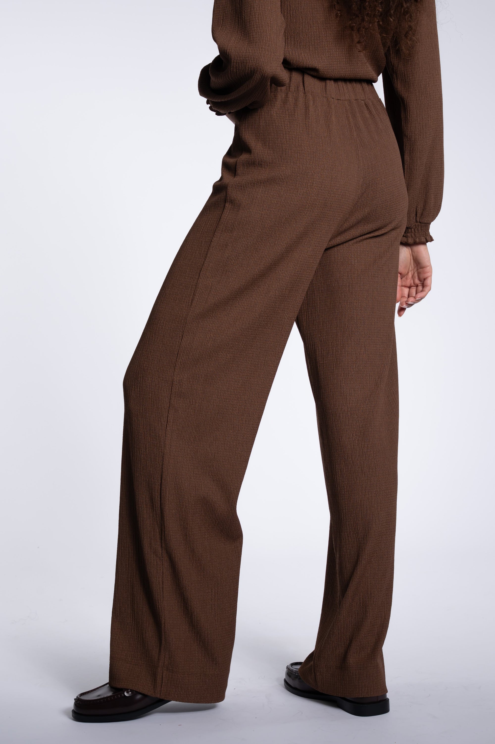 Smock Set Trousers - Chocolate Brown