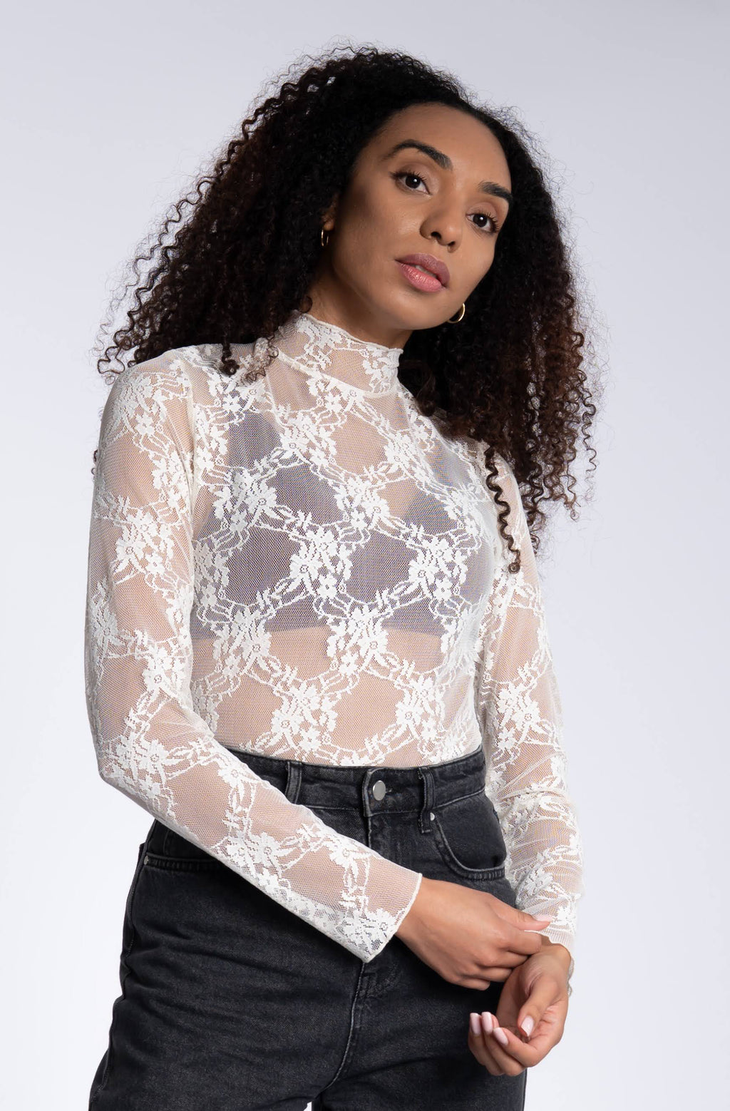 Lace Top - Ivory