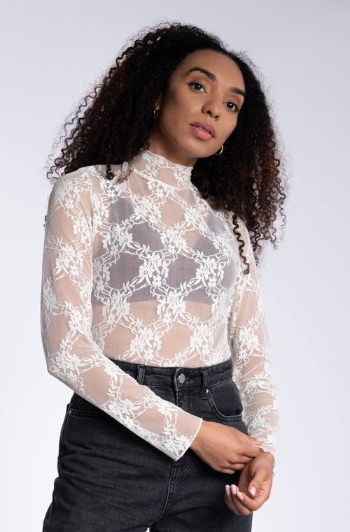 Lace Top - Ivory