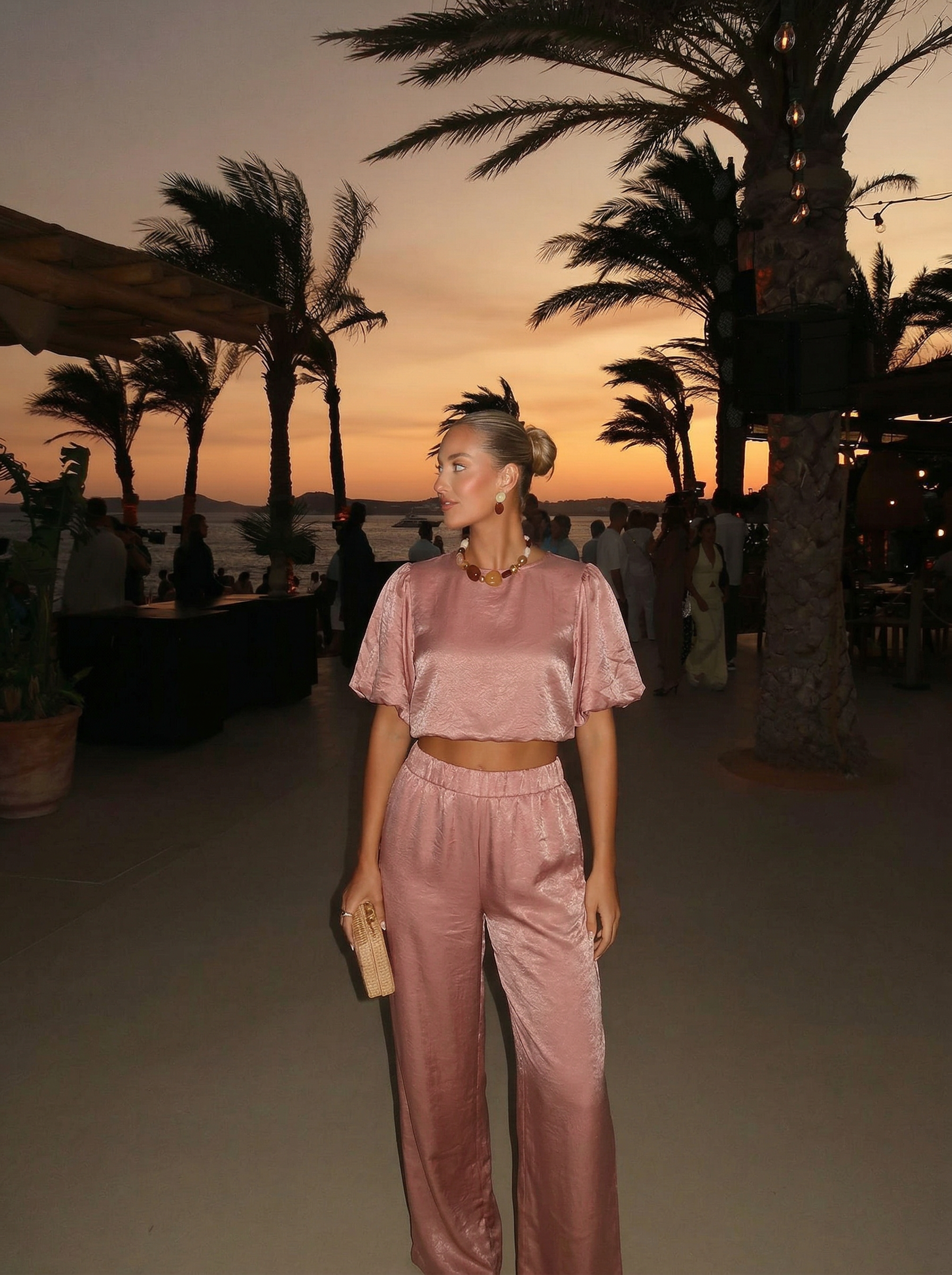 Shine to Stay Blouse - Shimmery Pink