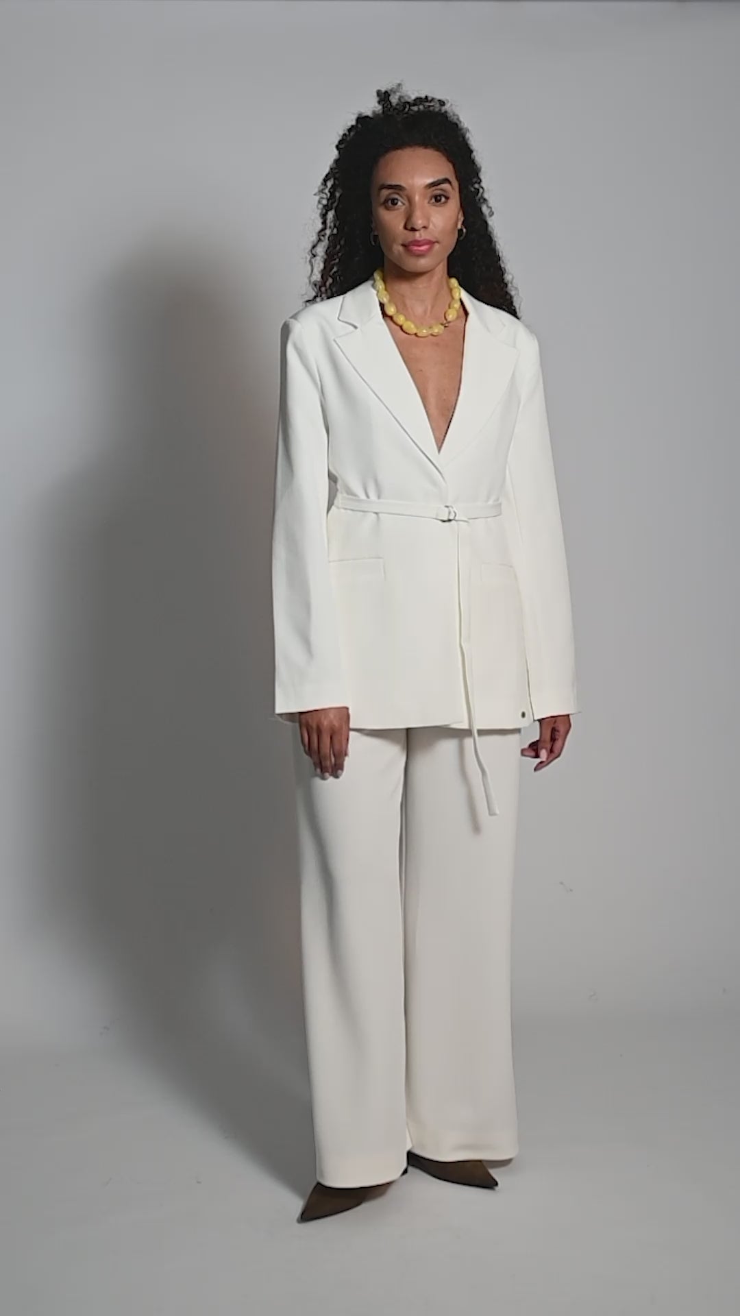 Detailed Blazer - White