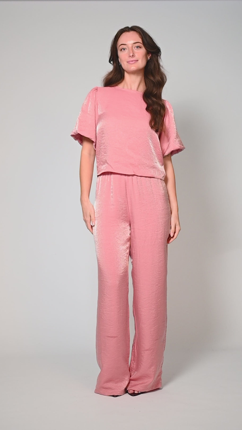 Shine to Stay Blouse - Shimmery Pink