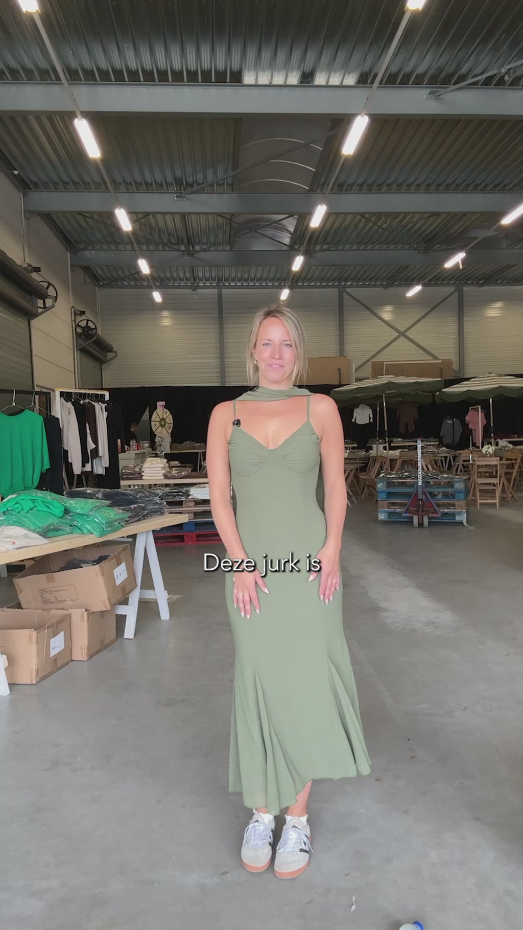 Mermaid Dress - Sage Green