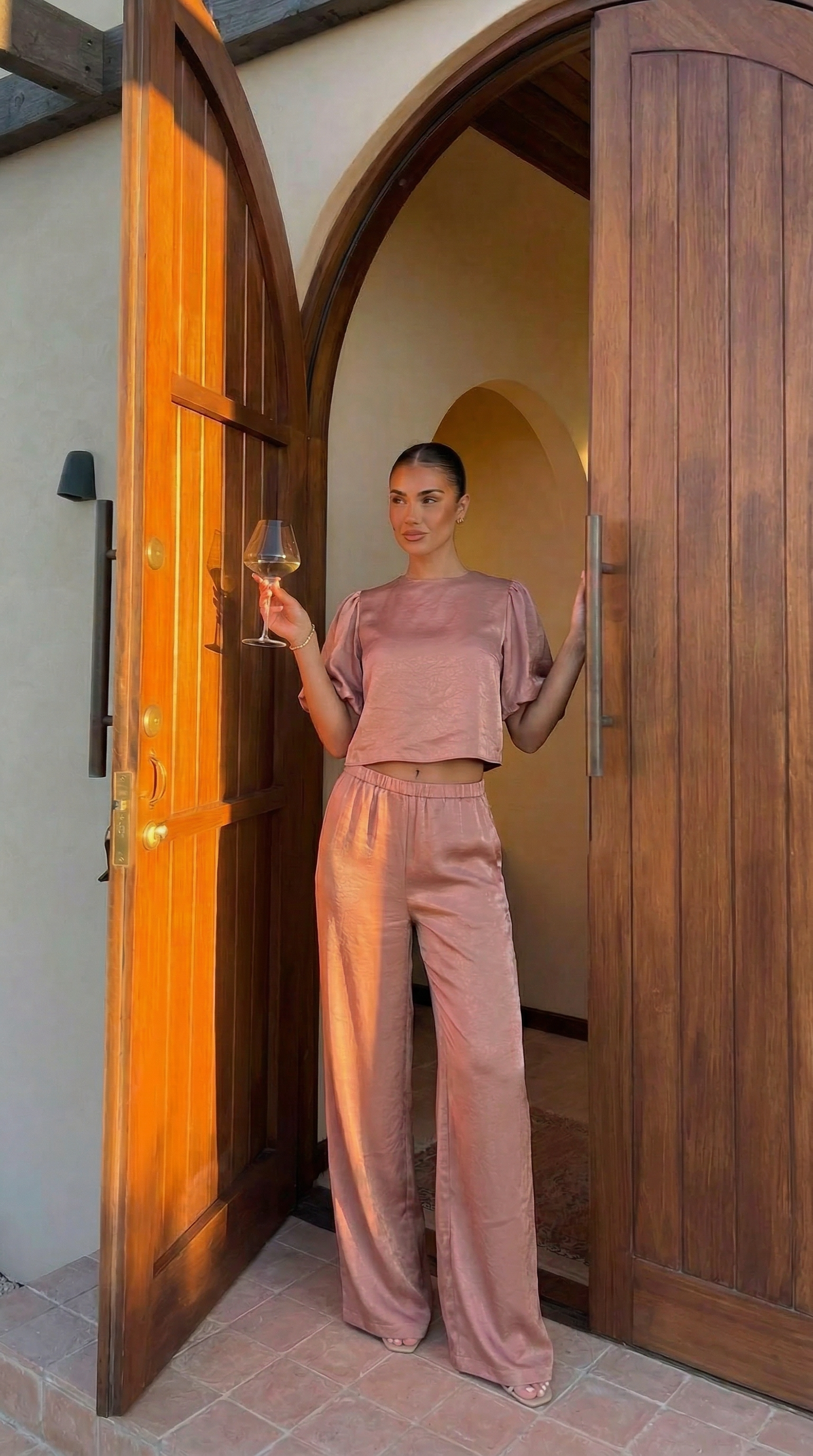 Shine to Stay Blouse - Shimmery Pink